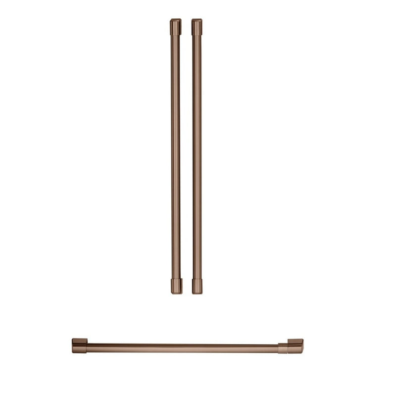 Café 3-Piece Handle Kit for French-Door Refrigerator in Brushed Copper - CXMB3H3PNCU 