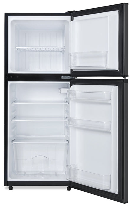Mini réfrigérateur Danby de 4,7 pi³ et de 19 po à congélateur supérieur - acier inoxydable noir -…