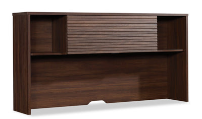 Palo Alto 71.26" Desk Hutch with Cubbyholes - Mahogany|Crédence de bureau Palo Alto de 71,26 po avec compartiments ouverts - acajou