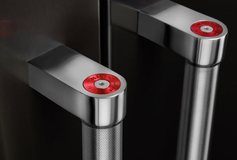 Réfrigérateur KitchenAid de 25,5 pi³ et de 42 po à compartiments juxtaposés - acier inoxydable noir avec fini PrintShieldMC - KBSN702MBS