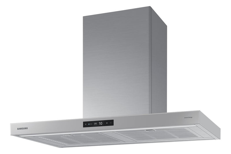 Hotte cheminée intelligente Bespoke de Samsung 36 po de série 7 - NK36CB700WCGAA