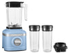 Mélangeur KitchenAid K150 3 vitesses, broyeur à glace et 2 gobelets mélangeurs individuels-KSB1332VB