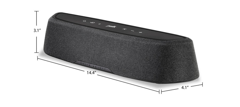 Barre de son à 3.1 canaux POLK avec DolbyMD Digital, DTS:X, son 3D et caisson d’extrêmes graves sans fil (MagniFi Mini AX)