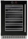 Refroidisseur à vin Reserve de Silhouette de 5 pi³ et de 23,9 po à 1 porte - noir - SRVWC050L