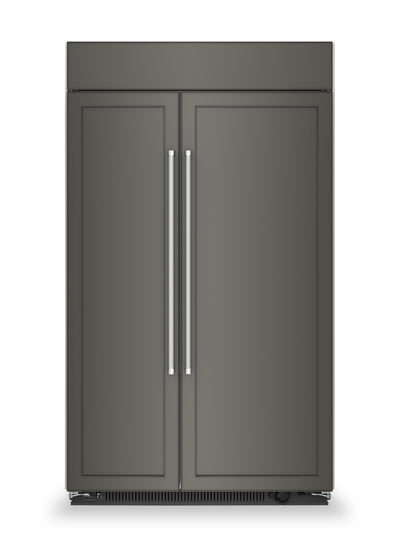 KitchenAid 48" 30 Cu. Ft. Side-by-Side Refrigerator - Panel Ready - KBSN708MPA | Réfrigérateur KitchenAid de 30 pi³ et de 48 po à compartiments juxtaposés - panneau personnalisable …