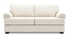 Sofa personnalisable Roll de Sofa Lab de 76 po de format condo fabriqué au Canada en tissu de chenille avec accoudoirs enroulés - beige Luxury Sand