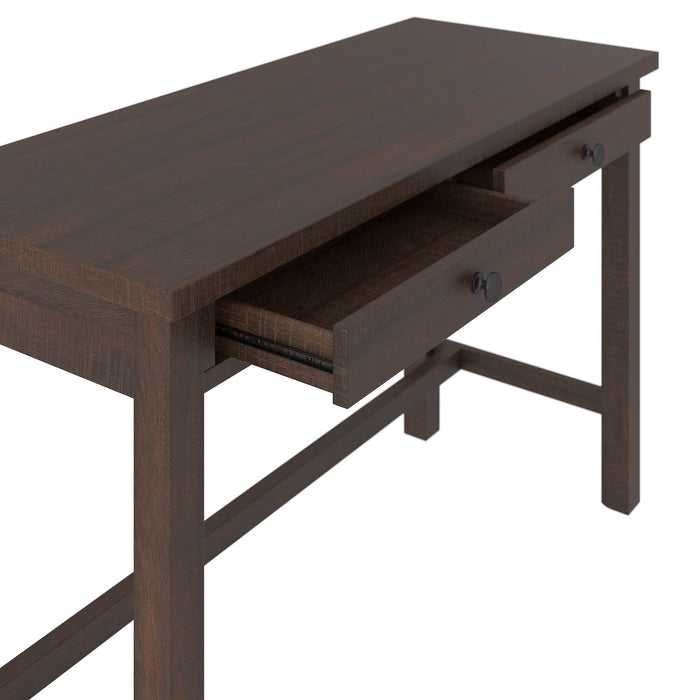 Bureau Camiburg de 47,25 po àc 2 tiroirs - brun