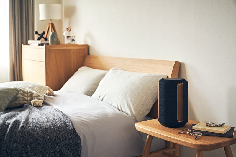 Haut-parleur noir sans fil de qualité supérieure avec son ambiant enveloppant - 2R1031