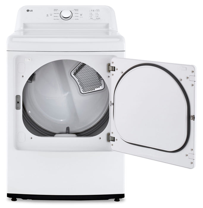Sécheuse électrique LG de 7,3 pi³ - blanche - DLE6100W