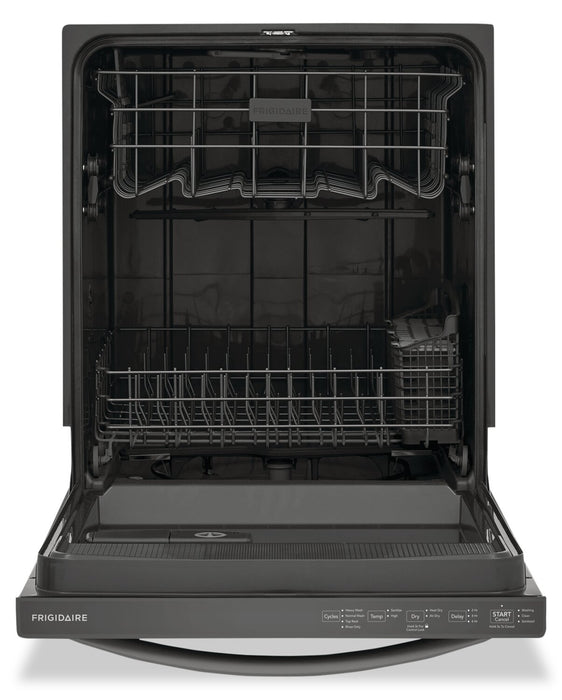 Lave-vaisselle encastré Frigidaire de 24 po et de 52 dBA avec commandes sur le dessus - acier inoxydable noir - FDPH4316AD 