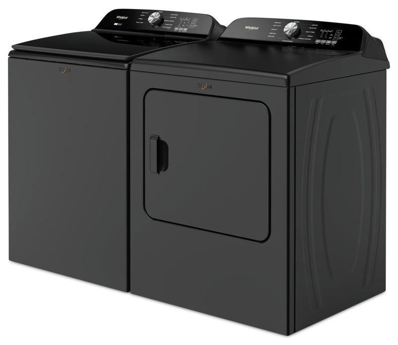 Laveuse à chargement par le haut de 6,1 pi³ avec agitateur amovible et sécheuse électrique de 7 pi³ de Whirlpool