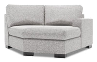  Fauteuil Cuddler de droite Track de la collection Sofa Lab - Luna Domino 