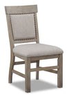 Chaise de salle à manger Keswick rembourrée - gris tourterelle