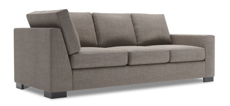 Sofa de droite pour rallonge Track de la collection Sofa Lab - Luna Smoke