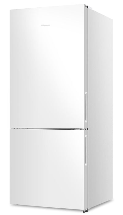 Réfrigérateur Hisense de 14,7 pi³ et de 27,7 po à congélateur inférieur - blanc - RB15A2CWE