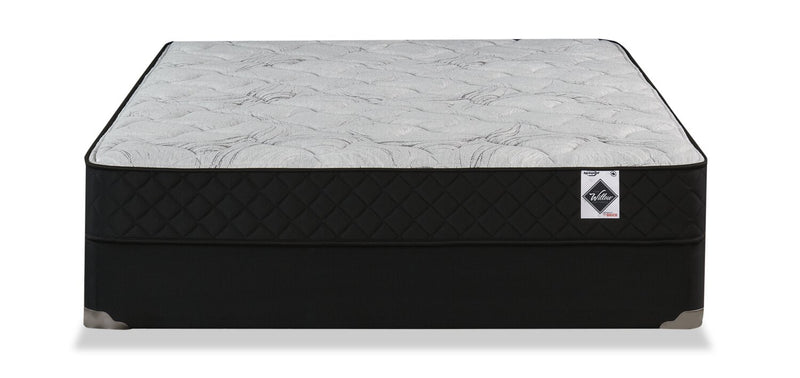 Ensemble matelas à plateau régulier dans une boîte Autumn de Springwall pour lit simple