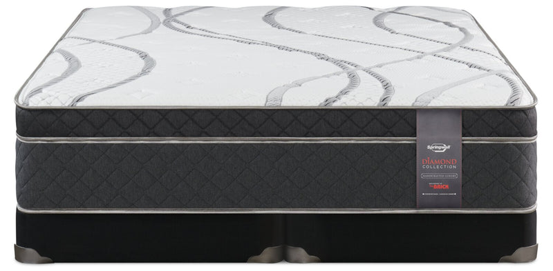 Ensemble matelas à Euro-plateau à profil bas Radiant de Springwall pour très grand lit