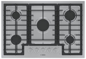 Bosch 500 Series 30" Gas Cooktop - NGM5058UC | Surface de cuisson à gaz Bosch de série 500 de 30 po - NGM5058UC | NGM505SS