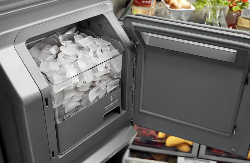 Réfrigérateur KitchenAid de 26,8 pi³ et de 36 po à portes françaises - acier inoxydable noir - KRFF577KBS