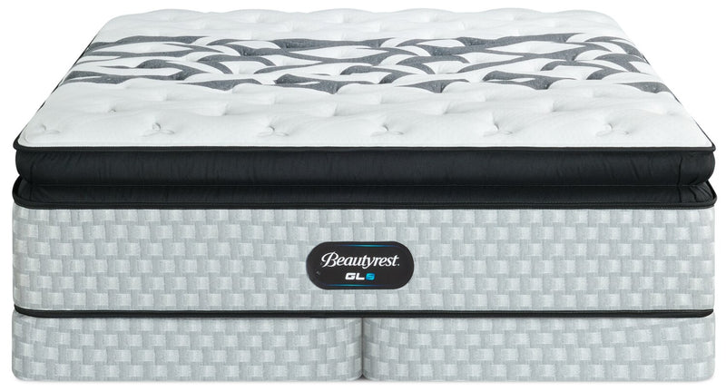 Ensemble matelas à Euro-plateau épais à profil bas GL8 de Beautyrest pour très grand lit