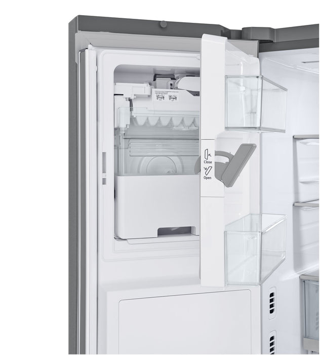 Réfrigérateur LG de 26 pi³ et de 36 po à portes françaises de profondeur comptoir MAXMC - acier inoxydable Smudge-ProofMD - LRYKC2606S