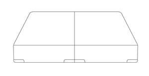 Ensemble sommier divisé Springwall 2020 pour grand lit