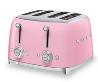 Grille-pain Smeg à fentes longues pour 4 tranches - TSF03PKUS