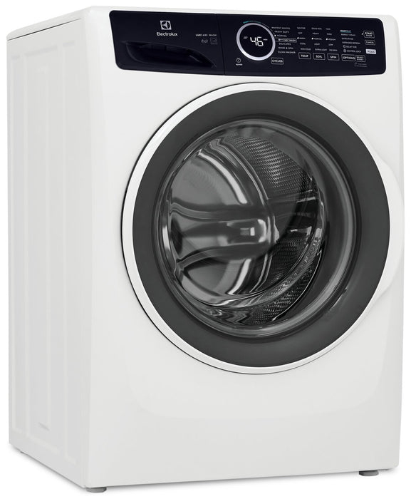 Laveuse à la vapeur haute efficacité Electrolux à chargement frontal de 5,2 pi³ - blanche - superposable - ELFW7437AW