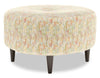 Pouf personnalisable The Curve de Sofa Lab de 31 po fabriqué au Canada en tissu - Garden multicolore