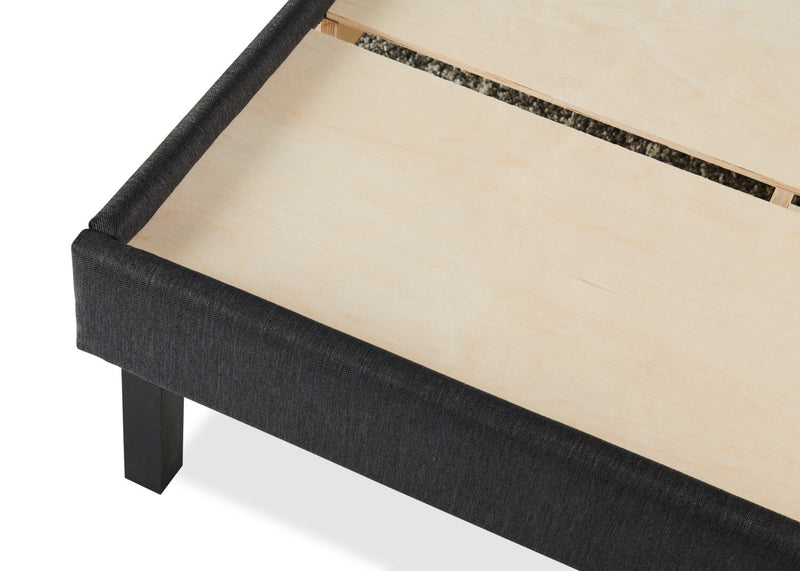 Base plateforme Breeze pour lit simple - noir