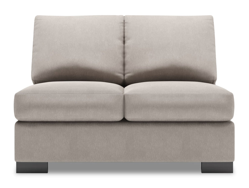 Causeuse sans accoudoirs Track de la collection Sofa Lab - Pax Slate