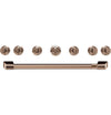 Ensemble de poignées et de boutons Café cuivre brossé pour cuisinière de 36 po - CXPR6HKPMCU