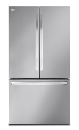 Réfrigérateur LG de 26,5 pi³ à portes françaises de profondeur comptoir - LRFLC2706S