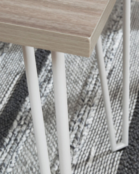 Bureau d'étude Liam pour enfants avec banc - blanc