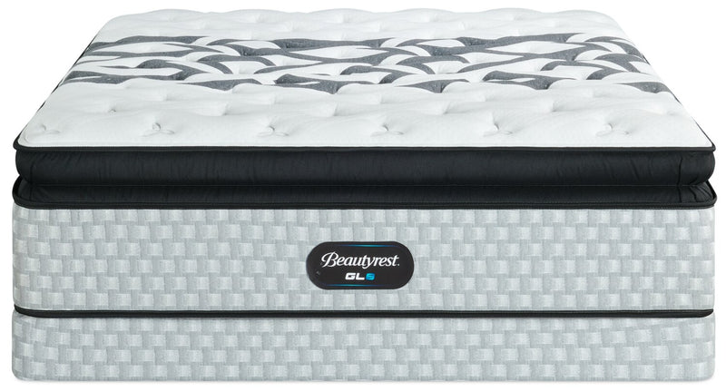 Ensemble matelas à Euro-plateau épais à profil bas GL8 de Beautyrest pour lit double