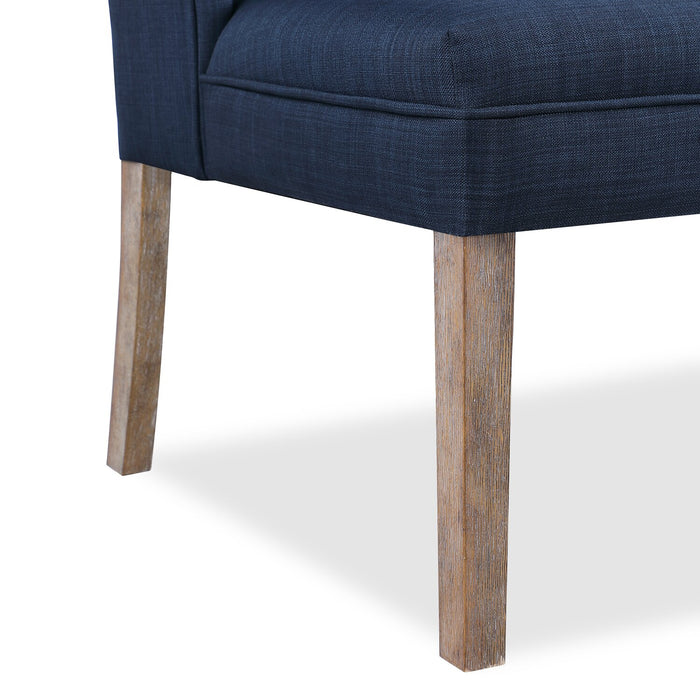 Banc d’entrée à oreilles Ariel de 30,5 po - bleu