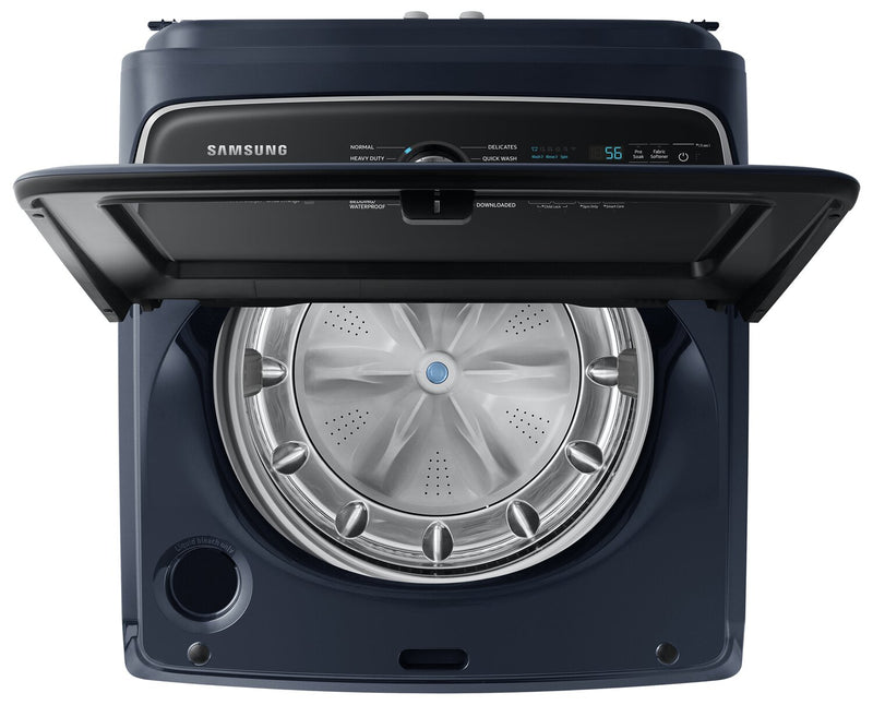 Laveuse haute efficacité Samsung à chargement par le haut de 6,2 pi³ - bleu marine - WA54CG7150ADA4