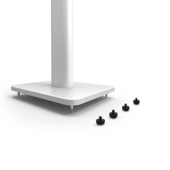 Ensemble de support SP26PL de Kanto pour haut-parleurs de 26 po avec système de gestion des câbles intégré - blanc