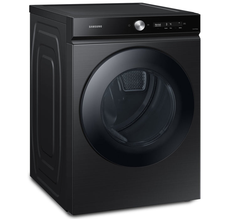 Sécheuse électrique Samsung de 7,6 pi³ avec vapeur - acier inoxydable noir - superposable - DVE53BB8700VAC