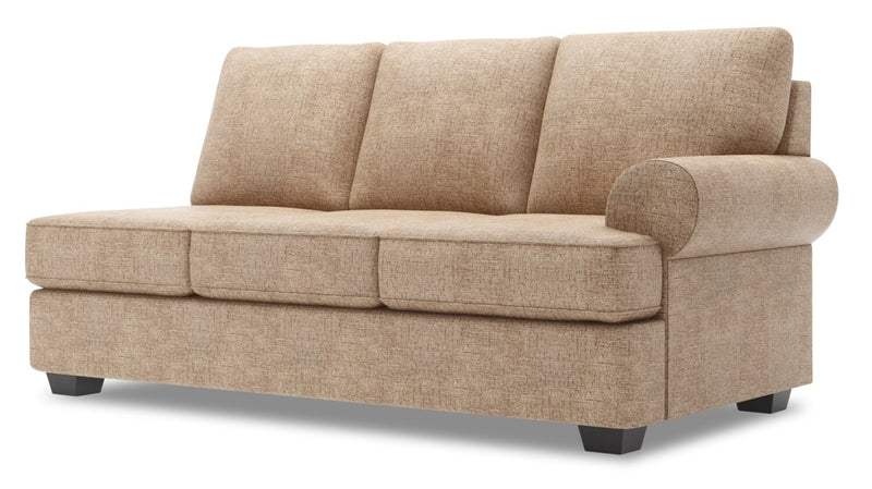 Sofa-lit de droite Roll de la collection Sofa Lab - Luxury Taupe