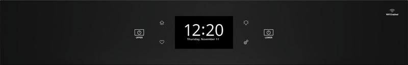 Four mural double électrique Whirlpool de 8,6 pi³ et de 27 po avec convection véritable - acier inoxydable résistant aux traces de doigts - WOED7027PZ