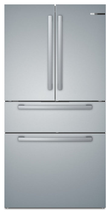 Réfrigérateur Bosch de série 800 de 21 pi3 à portes françaises - B36CL80SNS