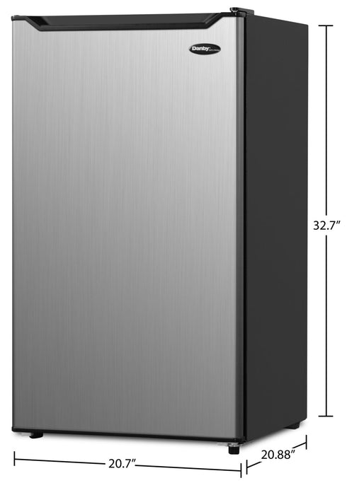 Mini réfrigérateur Danby de 4,4 pi³ et de 20,7 po à 1 porte - acier inoxydable - DCR044B1SLM