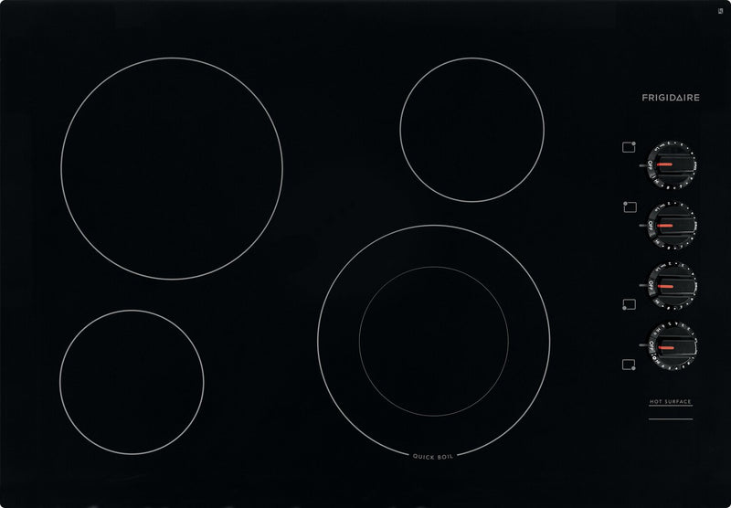 Surface de cuisson électrique Frigidaire de 30 po à 4 éléments - noire - FFEC3025UB