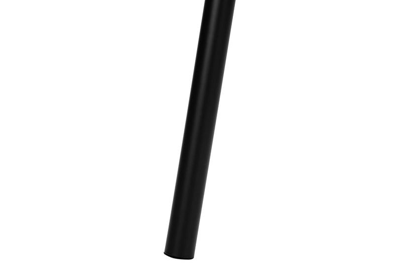 Lampe à pied de type trépied de 63 po en métal noir
