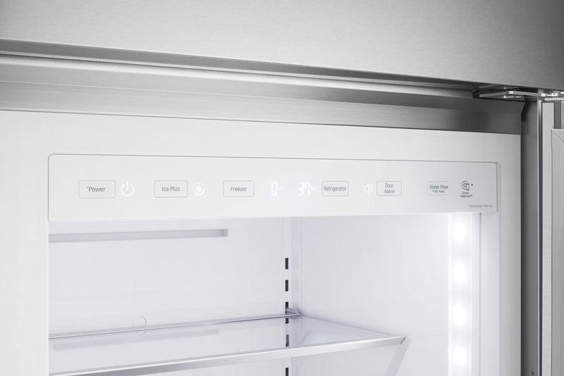 Réfrigérateur encastré LG Studio de 26 pi³ et de 42 po à compartiments juxtaposés - acier inoxydable Smudge-ProofMD - SRSXB2622S