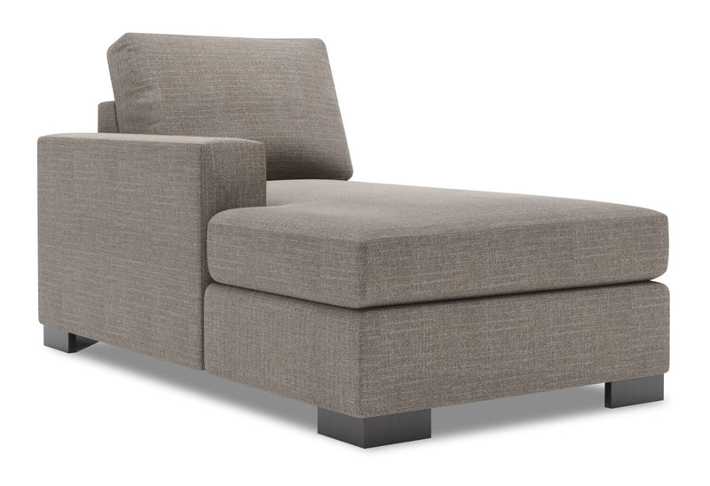 Fauteuil long de droite Track de la collection Sofa Lab - Luna Smoke