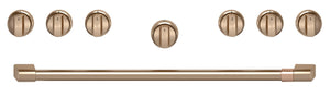 Ensemble de poignées et de boutons Café bronze brossé pour cuisinière de 36 po - CXPR6HKPTBZ
