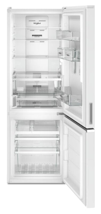 Réfrigérateur Whirlpool de 12,9 pi³ et de 24 po à congélateur inférieur - blanc - WRB533CZJW