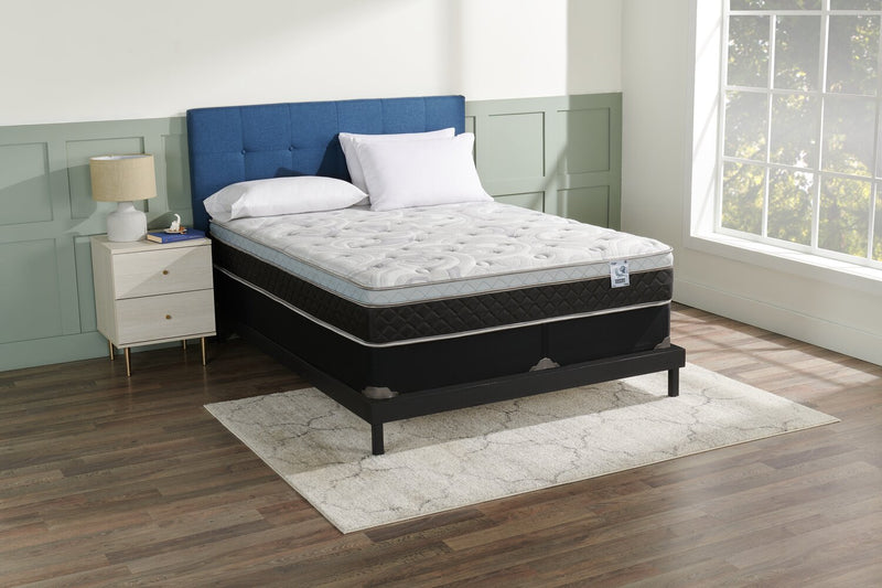 Ensemble matelas à Euro-plateau divisé Pisa II de Springwall pour grand lit